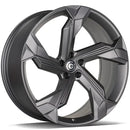 22x10" Carbonado Superstar Alloy Wheels 5x112 ET20 Gloss Black — Per Wheel