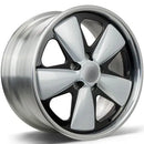 19x8.5" CForged CF-6 [Forged] Alloy Wheels 5x130 ET48 Silver Black Diamond Cut — Per Wheel