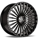 20x8.5" seventy9 MF.1 [Forged] Alloy Wheels 5x112 ET25 Gloss Black — Per Wheel