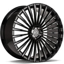 20x9.5" seventy9 MF.1 [Forged] Alloy Wheels 5x112 ET40 Gloss Black — Per Wheel