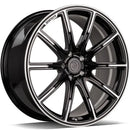 20x9.5" seventy9 MF.11 [Forged] Alloy Wheels 5x112 ET40 Black Front Polished — Per Wheel