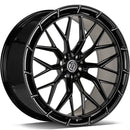 21x9.5" seventy9 MF.13 Alloy Wheels 5x112 ET30 Black Glossy — Per Wheel