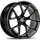 22x10" seventy9 MF.18 Alloy Wheels 5x112 ET20 Black Glossy — Per Wheel