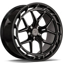22x10.5" seventy9 MF.19 Alloy Wheels 5x112 ET12 Black Glossy — Per Wheel