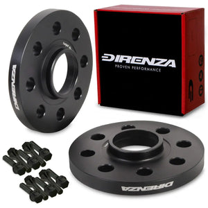 Direnza 15mm Wheel Spacers - Pair - VW Golf MK3 / Lupo / Jetta / Polo | 4×100 M12×1.5 57.1mm