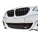 BMW 2-Series (M235i,M240i,M-Sport) - Lower Grille - Silver Finish ( (2012 - 2021)) Omi Grille