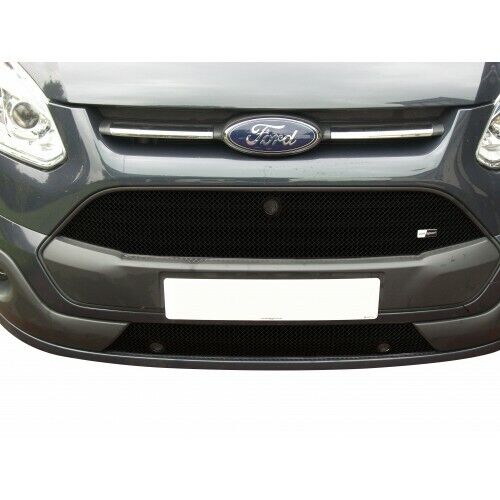 Ford Transit Custom - Front Grille Set (Without Parking Sensors) - Black finish (2013 - 2018)