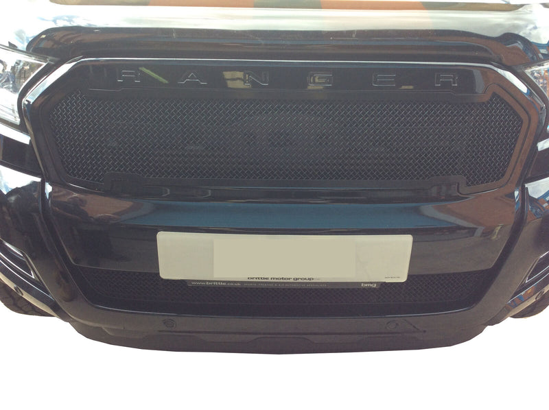 Ford Ranger MK2 - Front Grille Set - Black Finish (2015 - )