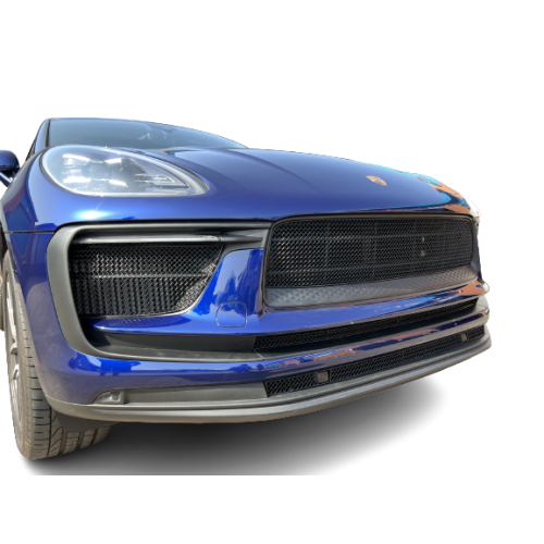Porsche Macan S and GTS 2021 Facelift / 2022 - Front Grille Set - Black finish (2021 to )
