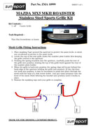 Mazda MX-5 Mark 2 - Silver finish (1998 - 2001)