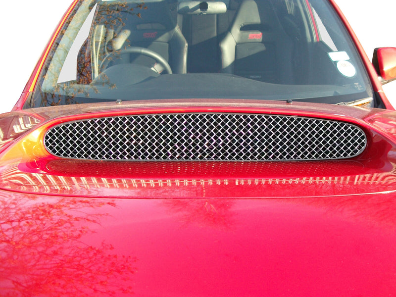 Subaru Impreza STi - Bonnet Scoop Grille - Silver finish (2011 to 2014)