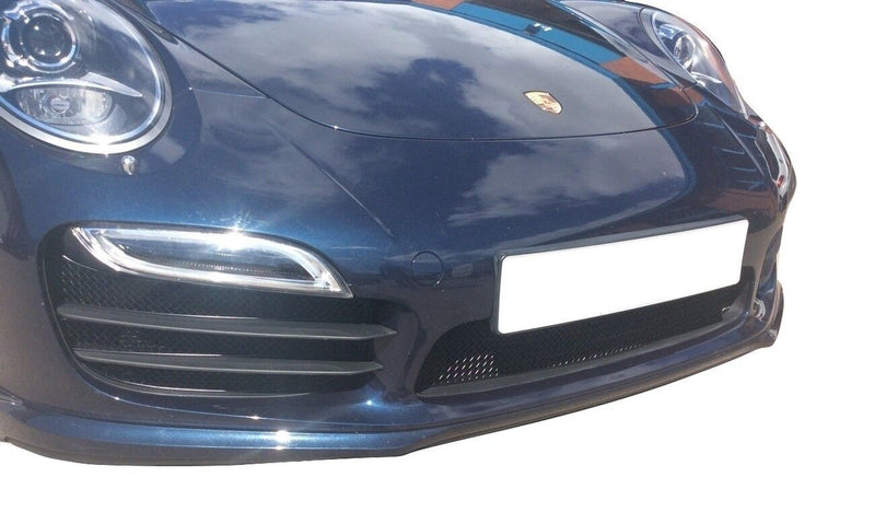 Porsche 991 Turbo Gen 1 - Full Grille Set (Without Parking Sensors) - Silver Finish (2013 to 2015)