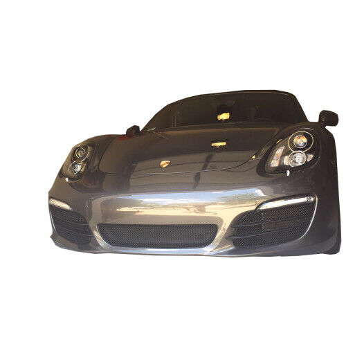 Porsche Boxster 981 - Front Grille Set (Without Parking Sensors) - Black finish (2012-2016)