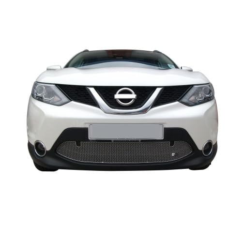 Nissan Qashqai (2.0 Diesel with Parking Sensors) - Lower Grille - Silver finish (2014 onwards)