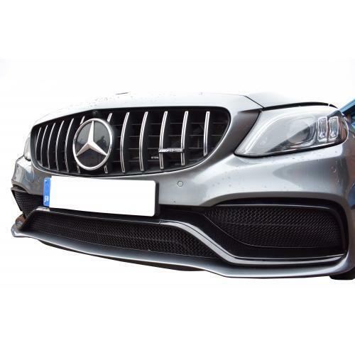 Mercedes AMG C63 Facelift (W205) - Front Grille Set - Black Finish (2019 - )