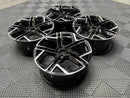 19" 2024 VW York Style Alloy Wheels Gloss Black | OMI Wheels