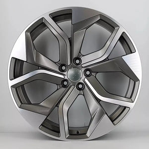 22" RSQ8 Style Alloy Gunmetal Machined | OMI Wheels
