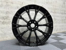 18" VW Golf R Warmenau Style Alloy Wheels Gloss Black | OMI Wheels