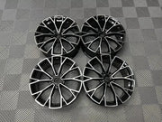 19x8" Volkswagen VW Golf R Warmenau Style alloy wheel in gloss black, 5x112 - front face (OMI-00159-2)