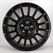 20x8.5" Ford Ford Transit Style alloy wheel in gloss black, 5x120 - front face