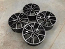 20" RS6 Performance Style Alloy Wheels Black Machined | OMI Wheels