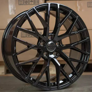20" R8 V10 Style Alloy Wheels - Gloss Black | Audi A5, S5, A6, S6, A7