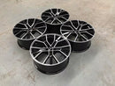 20" RS6 Performance Style Alloy Wheels Black Machined | OMI Wheels