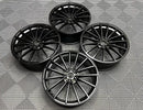 19" VW Scottsdale Style Alloy Wheels Satin Black | OMI Wheels