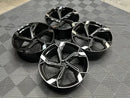 20" New 2024 Q8 E-Tron Style Alloy Wheels Gloss Black | OMI Wheels