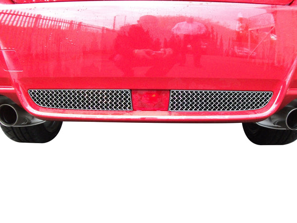 Subaru Impreza STi - Rear Grille Set - Silver finish (2011 to 2014)