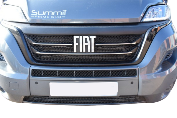 Zunsport Compatible with Fiat Ducato 2023 (FIAT badge only) Front Grille Set (2023 - )
