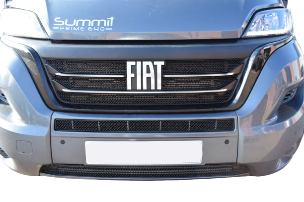 Zunsport Compatible with Fiat Ducato 2023 (FIAT badge only) Front Grille Set (2023 - )