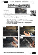 BMW X3 / X4 M Competition - Oil Cooler Grille (2020 -)