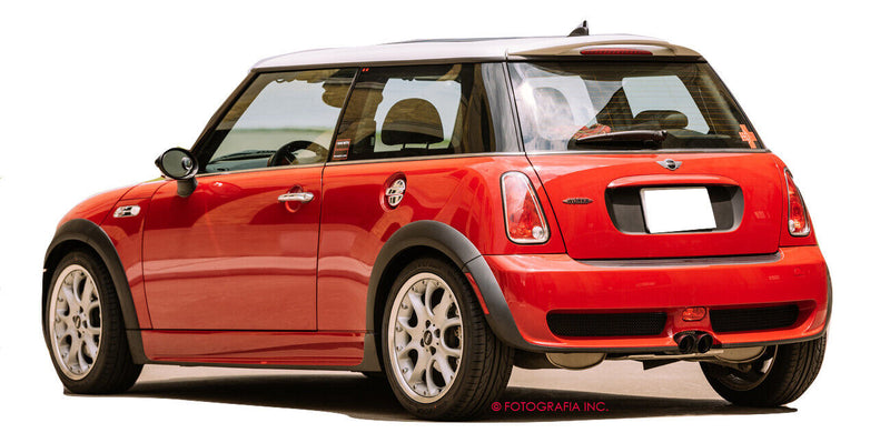 Mini Cooper R50 JCW &amp; R53 JCW - Rear Grille Set - Black Finish (2000 to 2006)