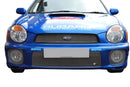 Subaru Impreza Bug Eye - Full Grille Set - Silver finish (2001 to 2002) Omi Grille