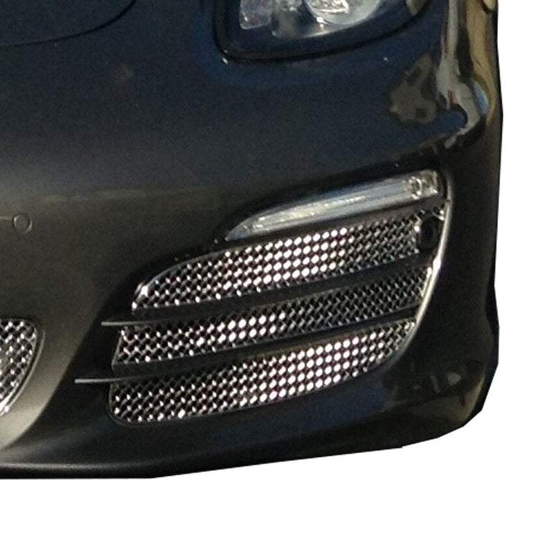 Porsche Boxster 981 - Outer Grille Set With Parking Sensors) - Silver finish (2012 to 2016)