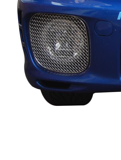 Subaru Impreza Bug Eye - Driving Lamp Protectors - Silver finish (2001 to 2002)