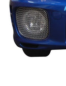 Subaru Impreza Bug Eye - Driving Lamp Protectors - Silver finish (2001 to 2002) Omi Grille