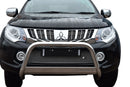 Mitsubishi L200 5th Gen - Front Grille Set - Silver Finish (2015 - ) Omi Grille