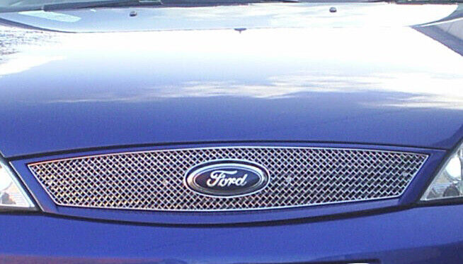 Ford Mondeo - Upper Grille - Silver finish (2000 to 2007)