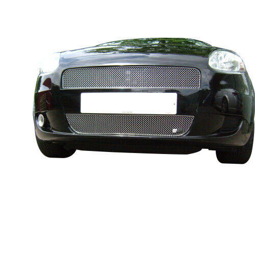 Grande Punto - Front Grille Set - Silver finish (2006 - 2009)
