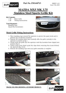 Mazda MX5 Mk3.75 - Front Grille - Silver finish (2013 - 2015)