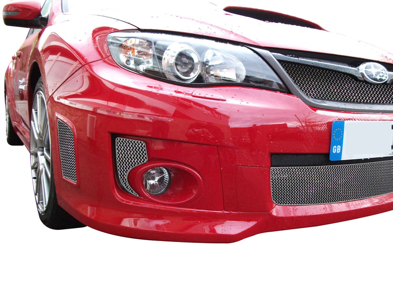 Subaru Impreza STi - Fog Lamps Grille Set - Silver finish (2011 to 2014)