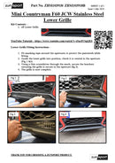 Mini Countryman F60 JCW - Front Grille Set (2018 - 2020)