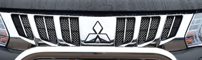 Mitsubishi L200 5th Gen - Upper Grille Set - Silver Finish (2015 - )