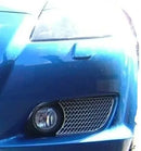 Mazda RX8 Driving-lamp Grille Set - Silver finish (2004 to 2008) Omi Grille
