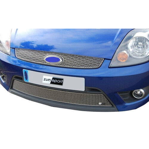 Ford Fiesta ST MK6 - Front Grille Set - Silver finish (2006 to 2008)