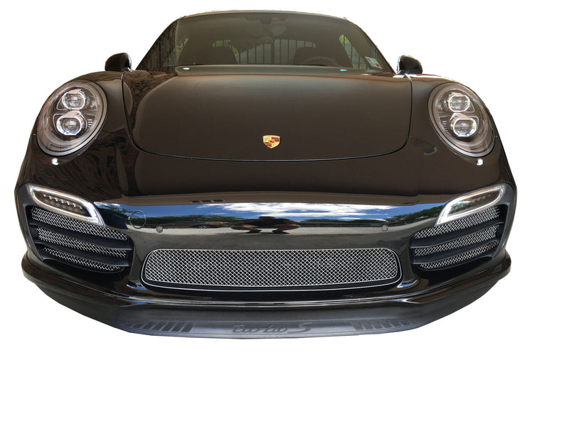 Porsche 991 Turbo S Gen 1 - Full Grille Set - Silver Finish (2013 to 2015)