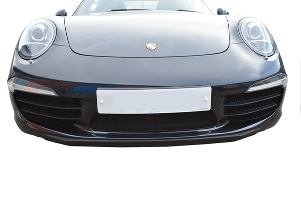 Porsche 991 Carrera C2S - Front Grille Set (Without Parking Sensors) - Black Finish (2011 - 2015)