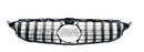 Mercedes C Class W205 AMG GT-R Panamericana Style Front Grille (Without Camera Hole) (2015 - 2018) Omi Grille